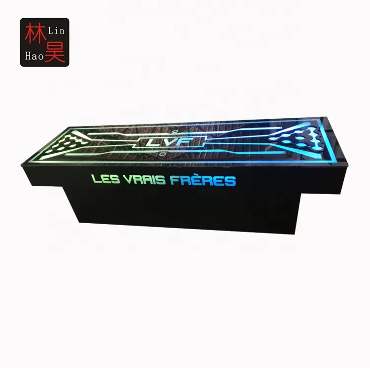 LED Customized Table for Beer Pong Game Drinking Game Table Set