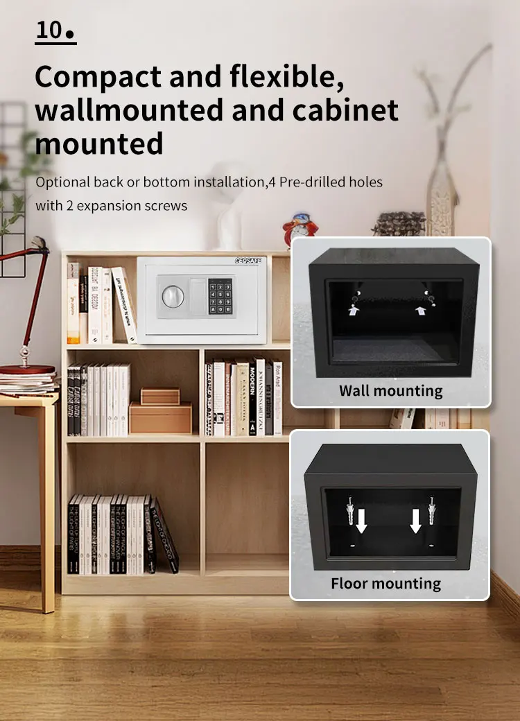 CEQSAFE Cheap Price Combination Lock Electronic Digital Money Mini Safe Box for Money manufacture