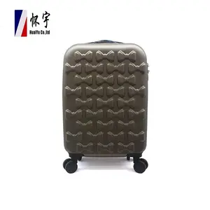 2026 HUAIYU Wholesale High Quality Customized Logo Bowknot Luggage Pattern Decorate Trolley Luggage Suitcases