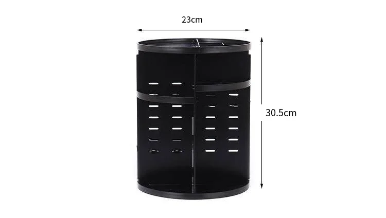 Rotating makeup storage box Shelf Acrylic desktop skin care dresser Durable multi-functional makeup box details