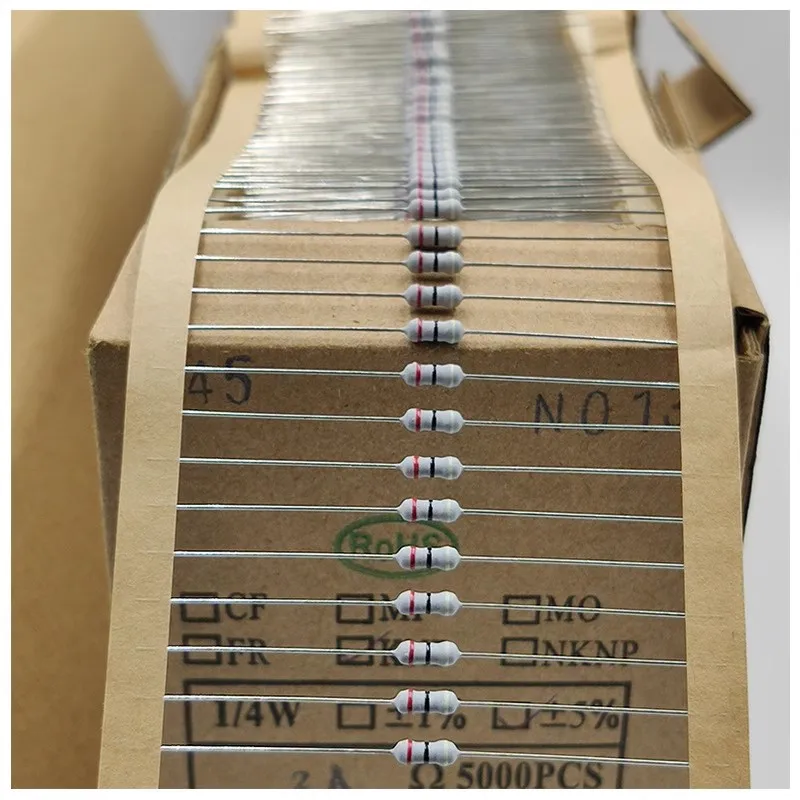 Resistors with Color Code 220 Ohm 1 Ohm 50 Ohm High Quality Product