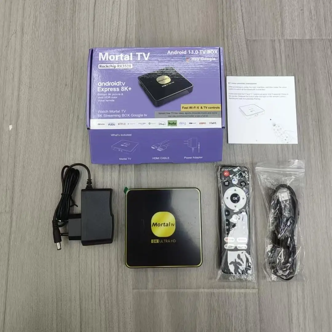 Mortal T3 RK3528 8K HD Android 13.0 Wifi 6 TV Box Smart TV BOX