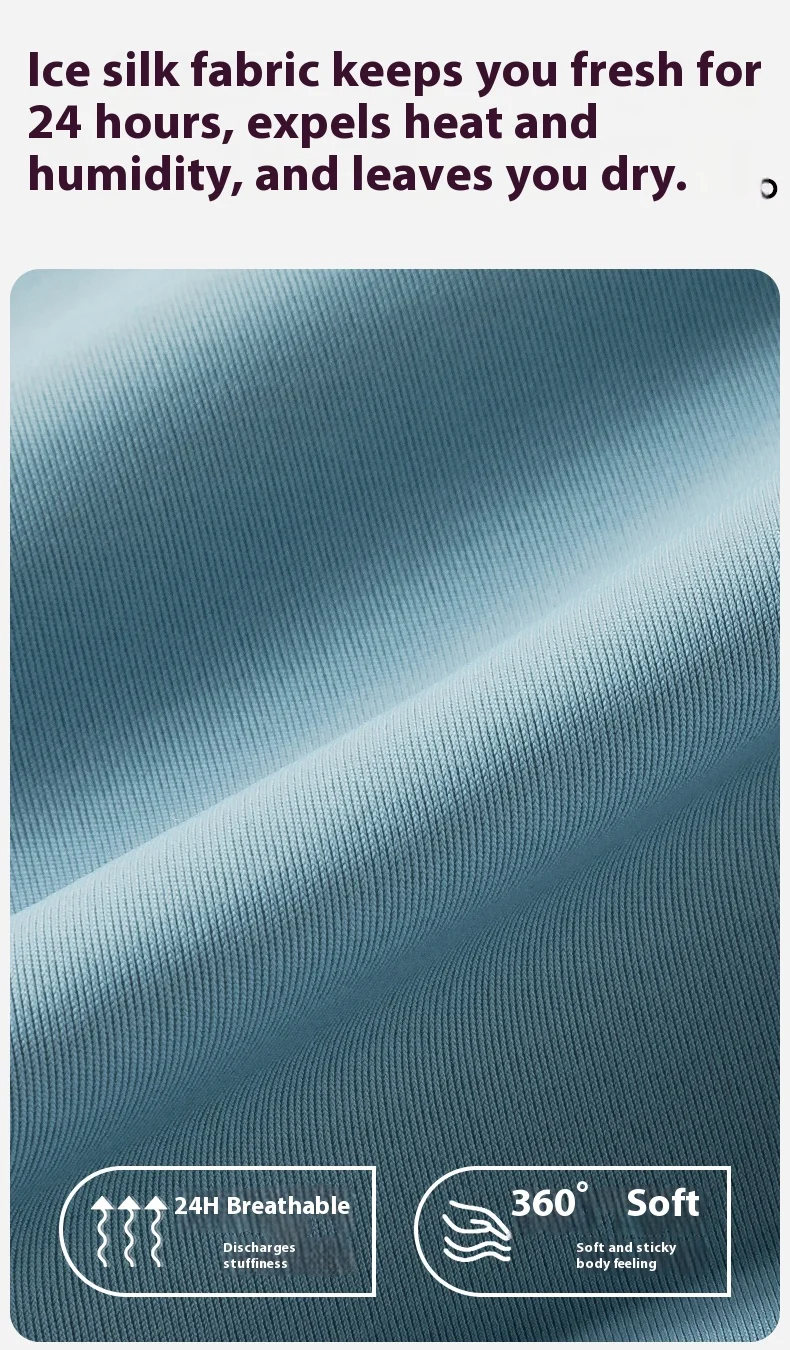 Wholesale Breathable  Men's Ice Silk Long Leg  Antibacterial Underwear Custom OEM Supplier