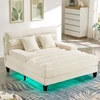 Beige + Chenille + 2 Seat + Foam