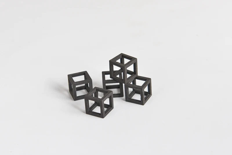 Ceramic Aquarium Small Fish Shrimp Crayfish Breeding Cube Block Shelter 5 Pcs for Small Aquarium ST-313-1