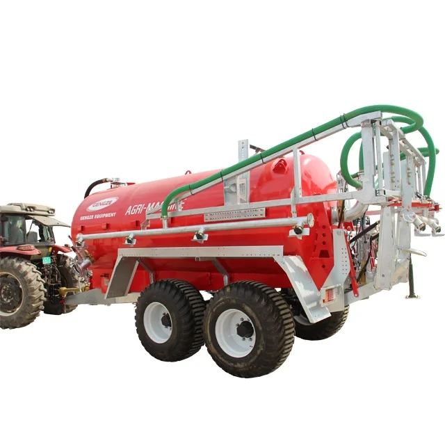 8 tonluq Agri Maye Bulamaçlı Üzvi Peyin Gübrə Səpən Tankerlər Tətbiq Avadanlıqları Treyleri