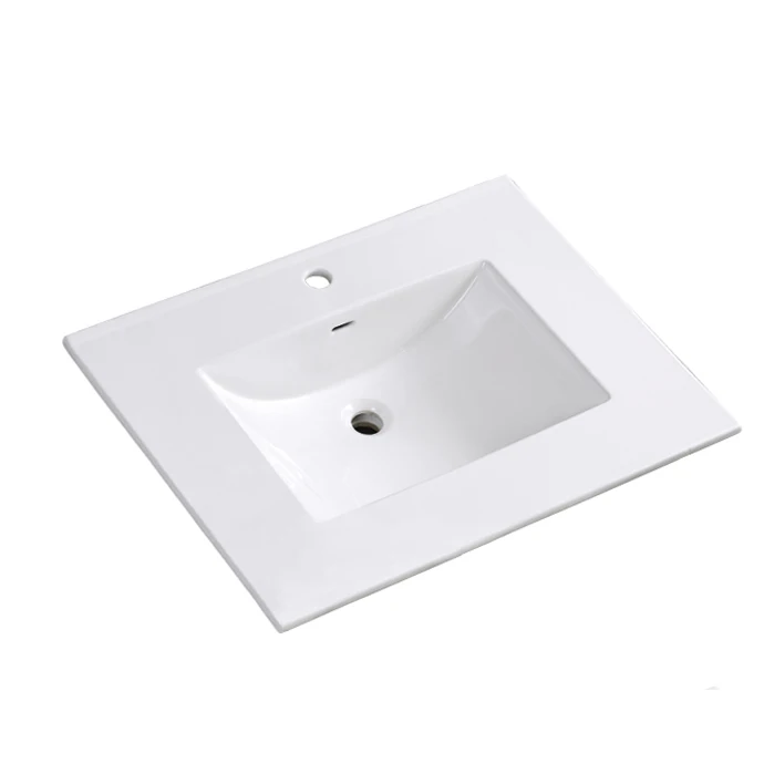 E5663 22 inch Width Hot new products The USA CUPC Certificate bathroom sink ceramic cabinet basin from China