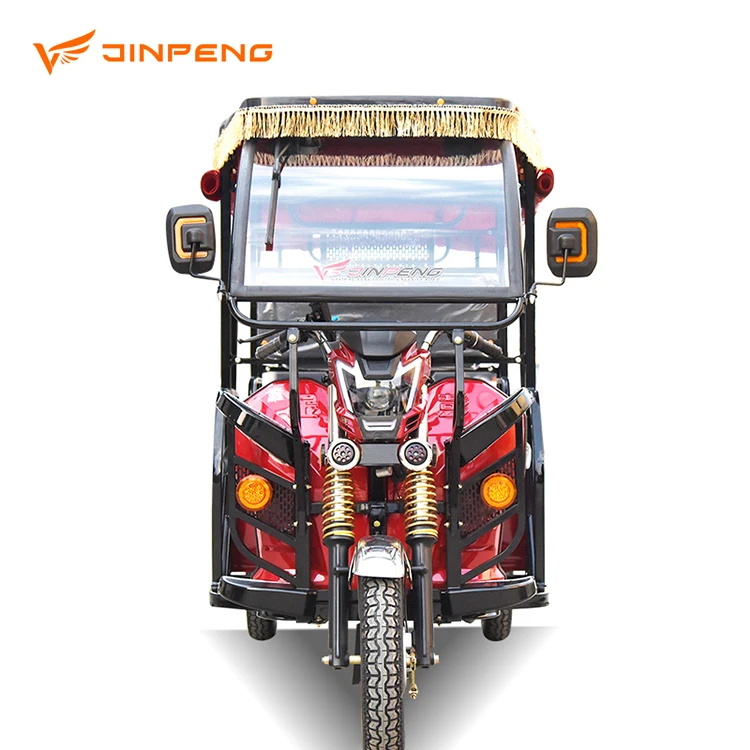 Cheap Electric Rickshaw 4 Passenger Solar Electric Tricycle India Electric Tuk Tuk for Sale in Kenya Made I