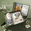 Confezione regalo Monet Garden-Iris blu-doppia tazza