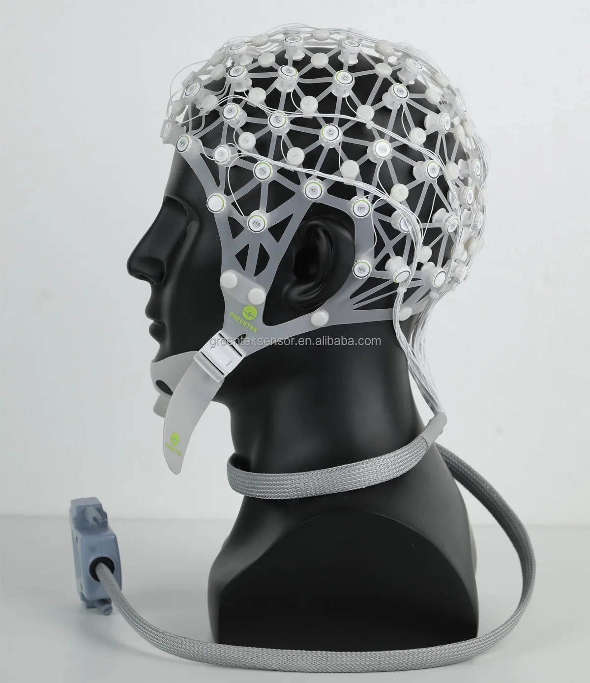 64 Channel Greentek Eeg Net Cap Electro Cap for Neurofeedback Biofeedback