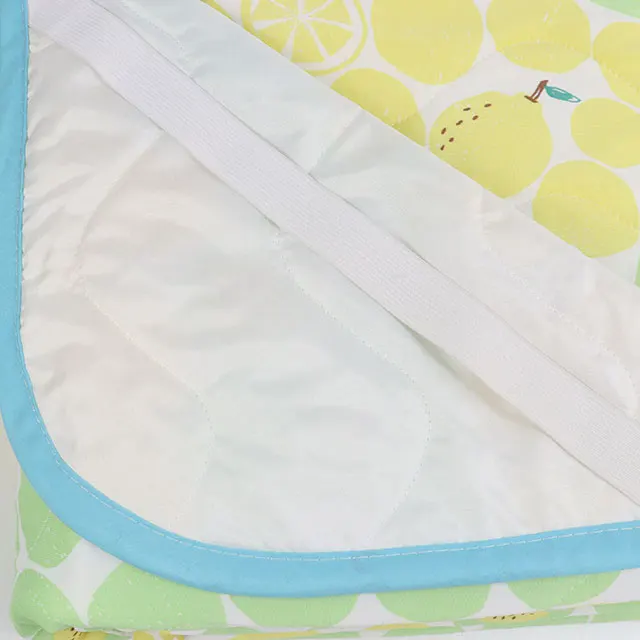 Оптовая продажа, индивидуальный цвет, стеганый водонепроницаемый чехол для матраса, защита матраса, четыре угла, с поясом