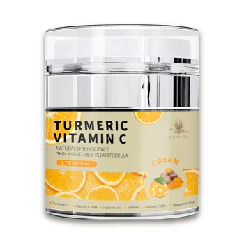 Private Label Skin Care Brightening Anti-Aging Moisturizer Turmeric Vitamin C Face Cream