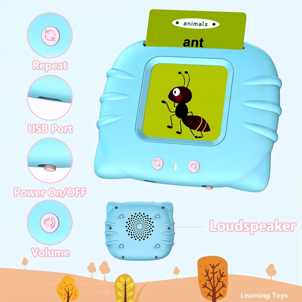 Type de carte Early Education Machine Carte d'anglais cognitive pour  enfants Machine d'apprentissage précoce Jouets interactifs électroniques  Cadeau pour enfants