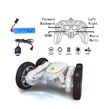 EPT 6 Function 2.4G Six-Way Remote Control Toy Rolling Vehicle Rc Drift Racing Cars Double Sided Stunt Car With Light Music