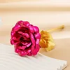 Colorido floral de 24 cm en tono dorado y color rosa.