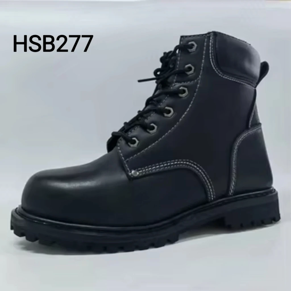 LXG,Oil Drilling Platform Anti-hit Work Boots in Jamaica Outsole with Goodyear Storm Welt Heritage Black Safety Shoes HSB277
