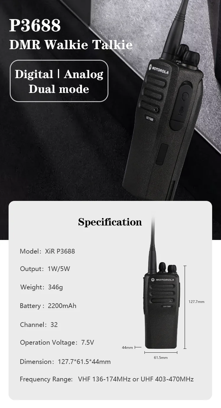 Talkie-walkie DP1400 de - Haycom Technologies
