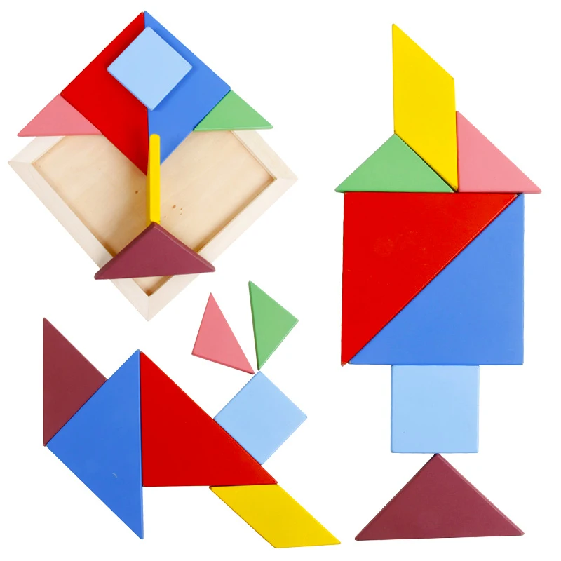 Piezas Tangram En Linea Para NiÃ±os Tangram Magnético Piezas Mediano
