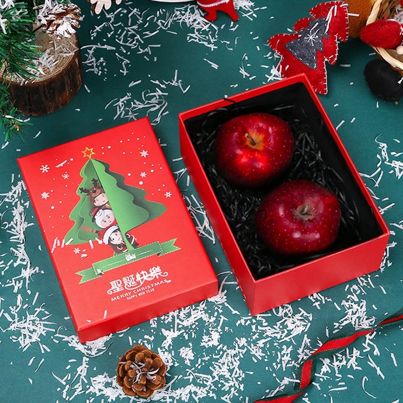 Custom Christmas Eve packaging gift fruit paper gift box