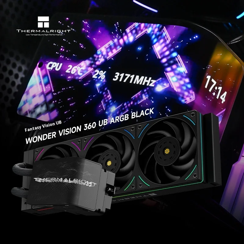 Thermalright WONDER VISION 360 UB ARGB Black - Efficient Cooling