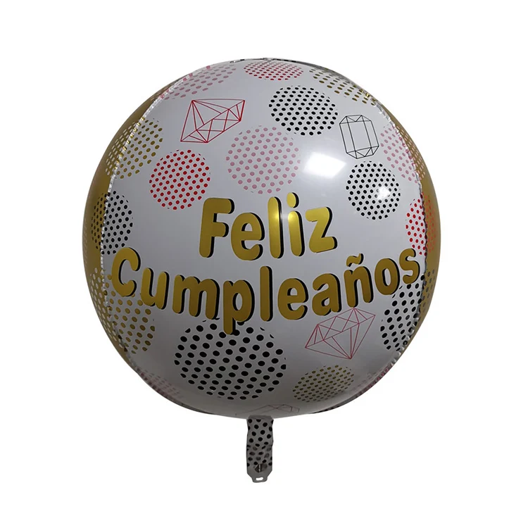 Party Decorative Favours Ballons Joyeux Anniversaire Helium 4d De 22 Pouces Ronds Espagnol Transparent Buy Ballons Espagnols Ballons Feliz Cumpleanos Ballons Ronds 4d Product On Alibaba Com
