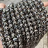 14-Agate Dzi three Eye Black