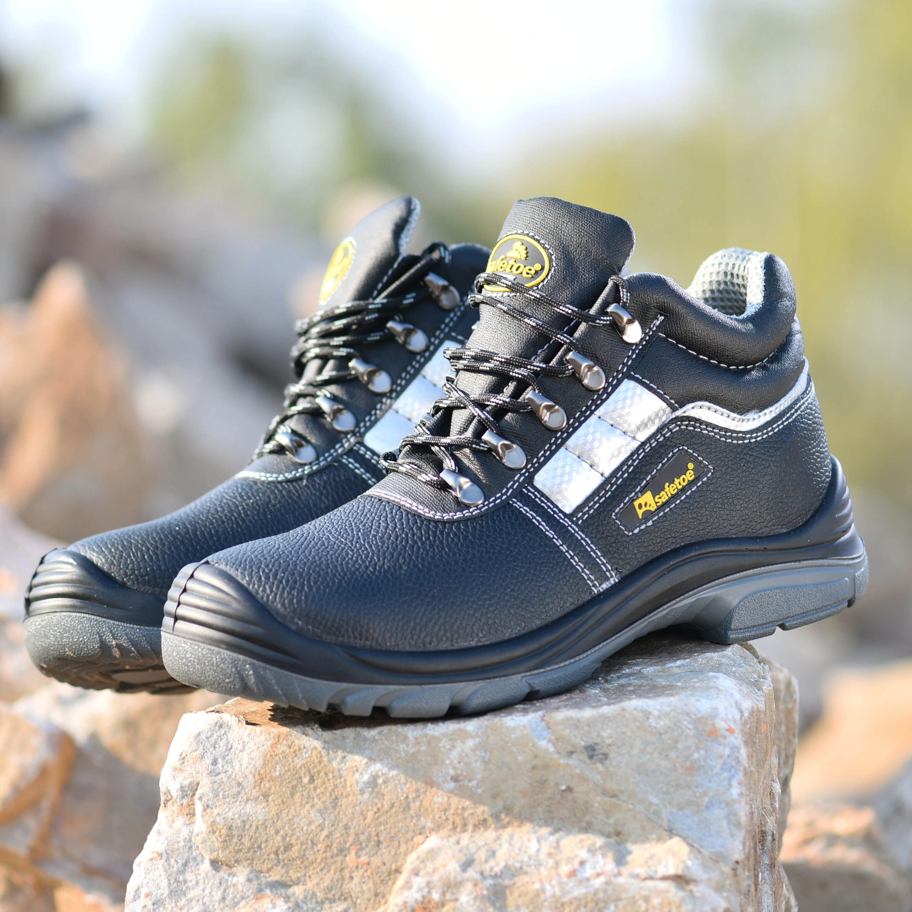 high quality leather 100% waterproof industrial safety shoes | Shanghai C&G