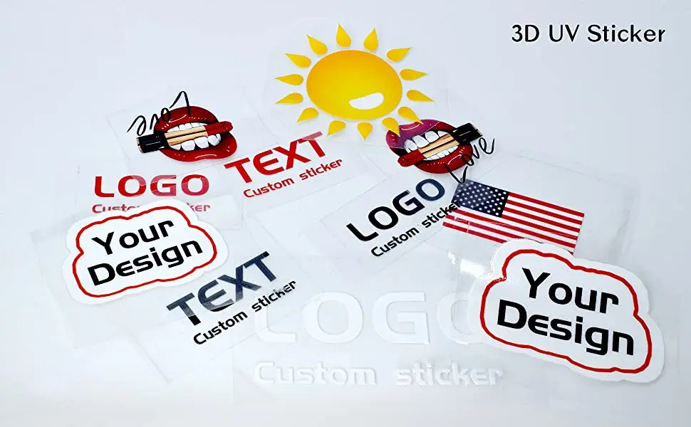 UV 3D Film Stickers - Waterproof Transfers for Cups & Crafts