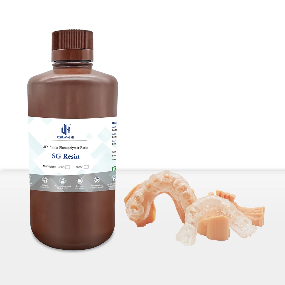 Jamg He Dental Surgical Guide Resin Crystal Like High Hardness Dental