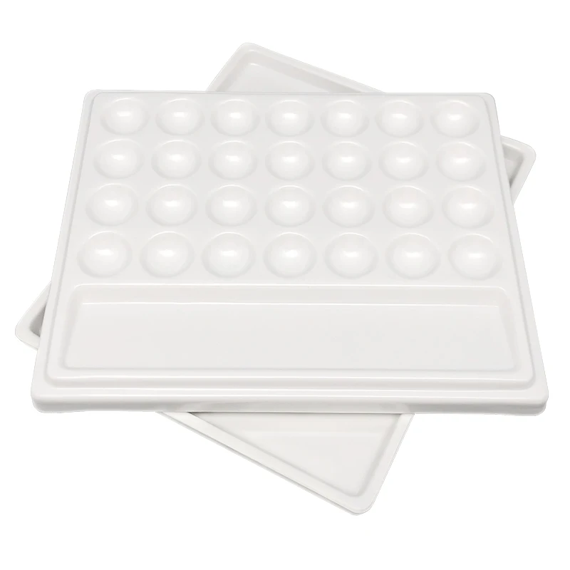 thumbnail image 2 of JG Dental Lab Porcelain Mixing Palette – Ceramic Slot Plate, Moisturizing, Watering Tray 2 of 3