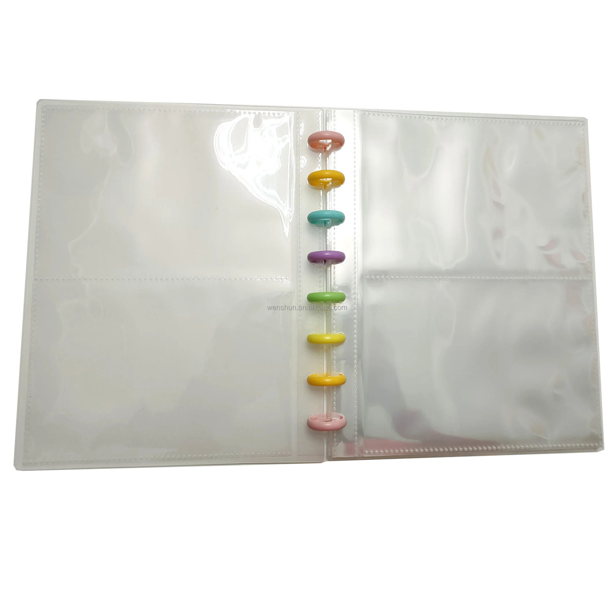 Customizable Clear Discs - Reusable Sticker Books