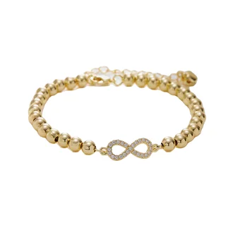 Trendy Jewelry 2024 Waterproof  Women Gold Plated cord Knot Pendant Charm Chain Bracelets