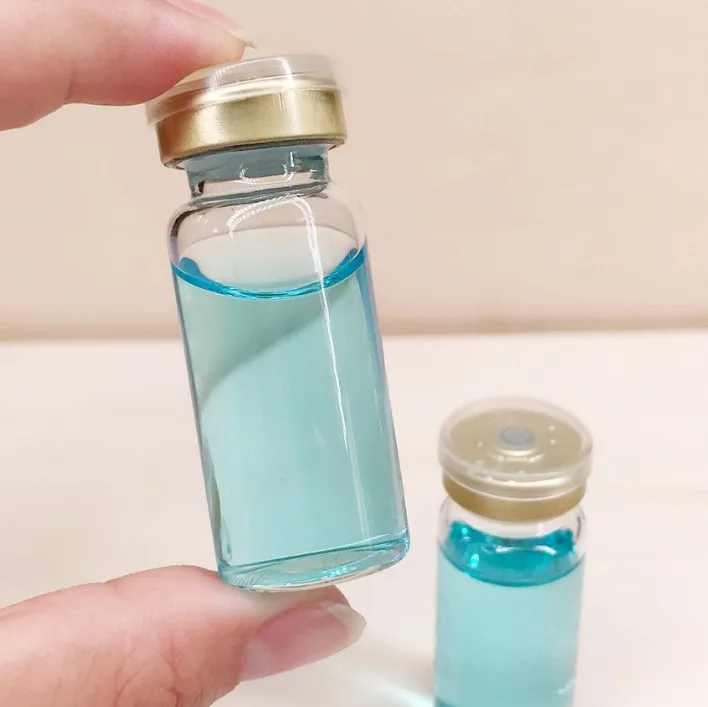 Private Label Custom Logo Anti Wrinkle Face Firming Hydrating Blue Copper Peptide Face Serum Ampoule