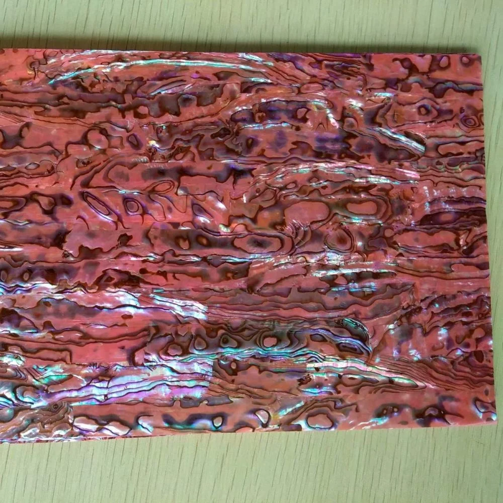 Hot Selling Dyed Colored Abalone Shell Laminate Veneer for Wall Paper Furniture Inlay Guitar Accessories