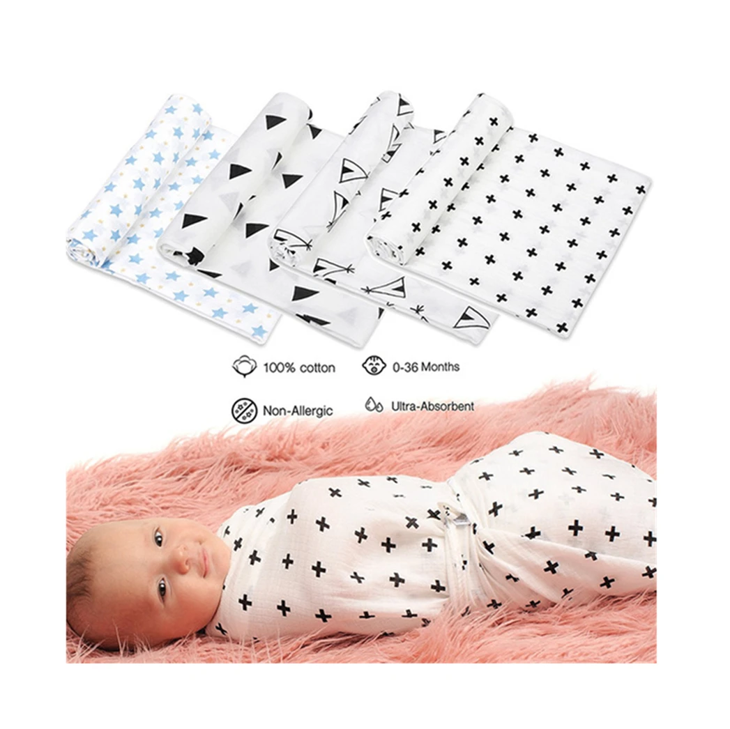 personalized muslin swaddle