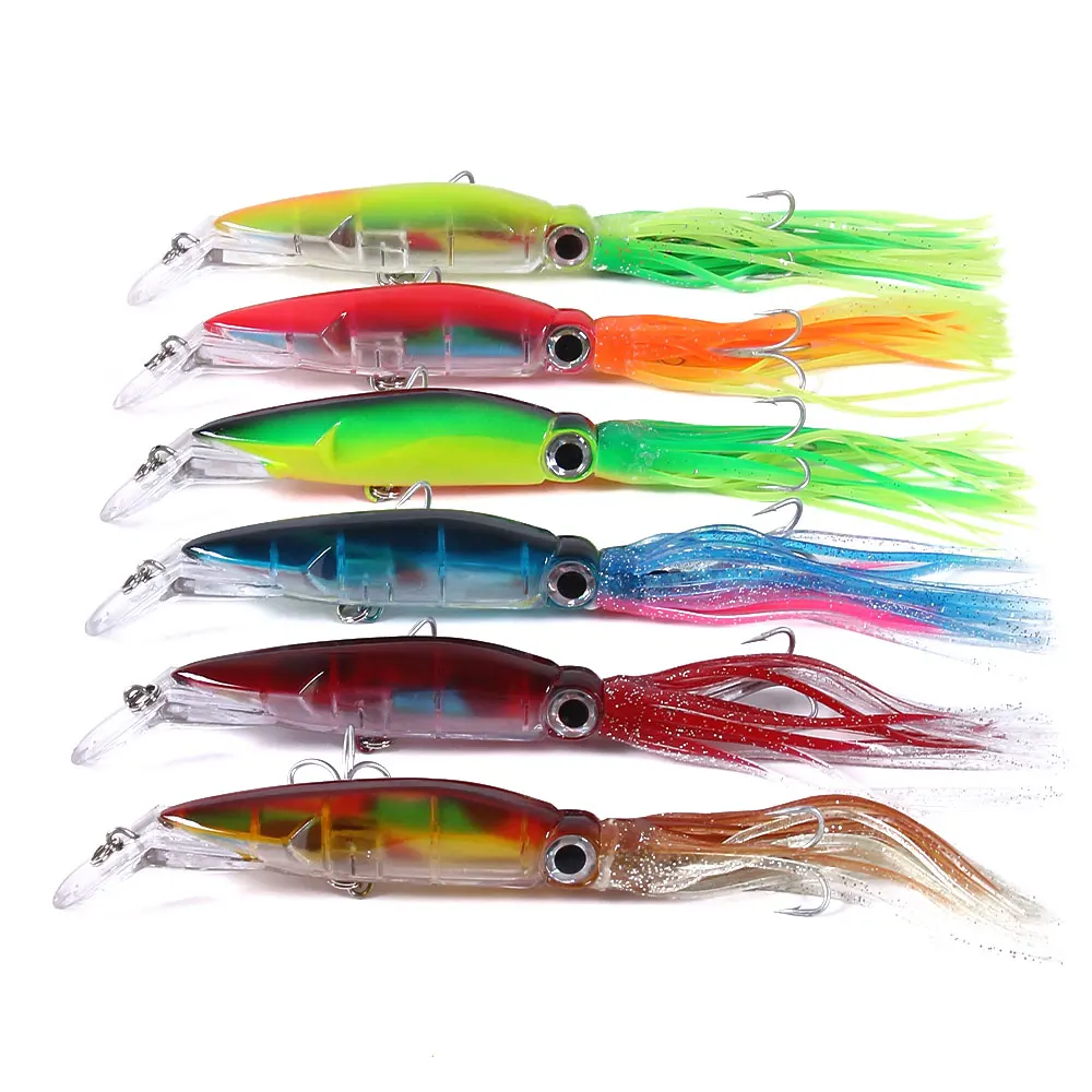 Octopus Jig Fishing Lure With Ink Tablets - 250g/320g Saltwater Squid Lure, Lifelike Design For Ocean Fishing