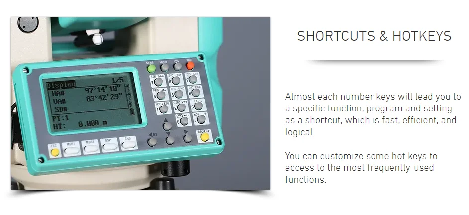 Ruide RTS-822R10 RQS Total Station Professional Land Surveying ...