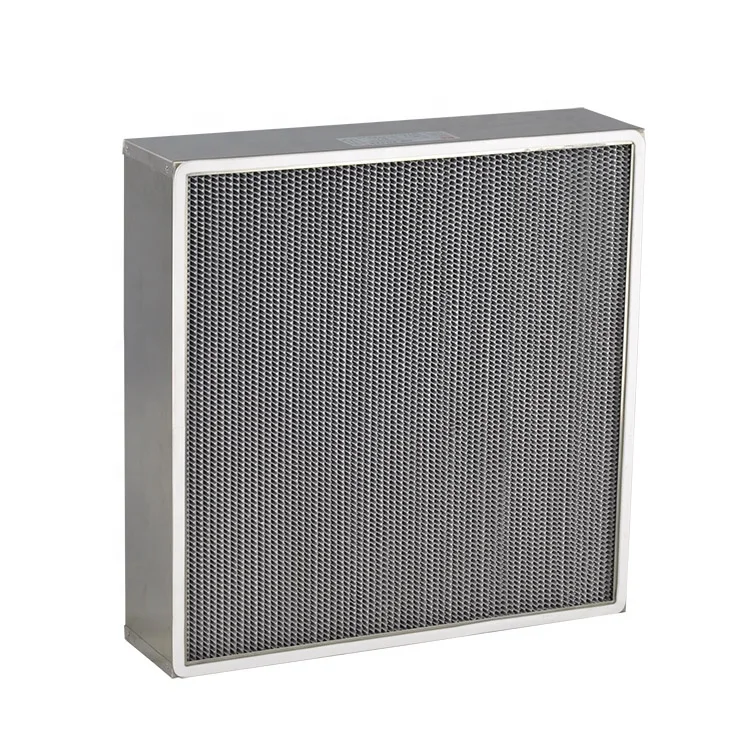 High Efficiency Particulate Air Filters Glass Fiber High Temperature HEPA Filter