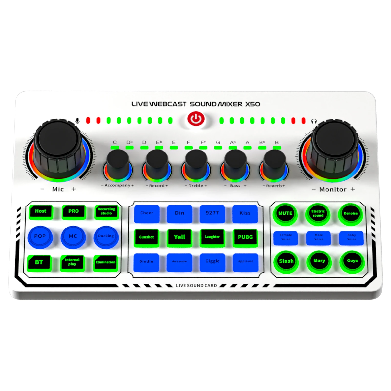 X50 External Audio Interface - Professional Live Sound Card