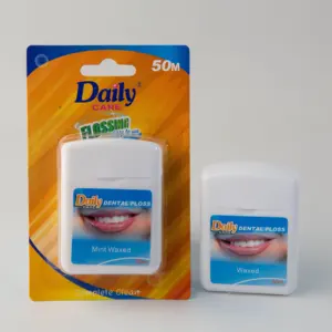 Daily Care Top Selling Dental Care Products High Tensile UHMWPE Dental Floss Customize Logo Waxed Refreshing Breath Dental Floss