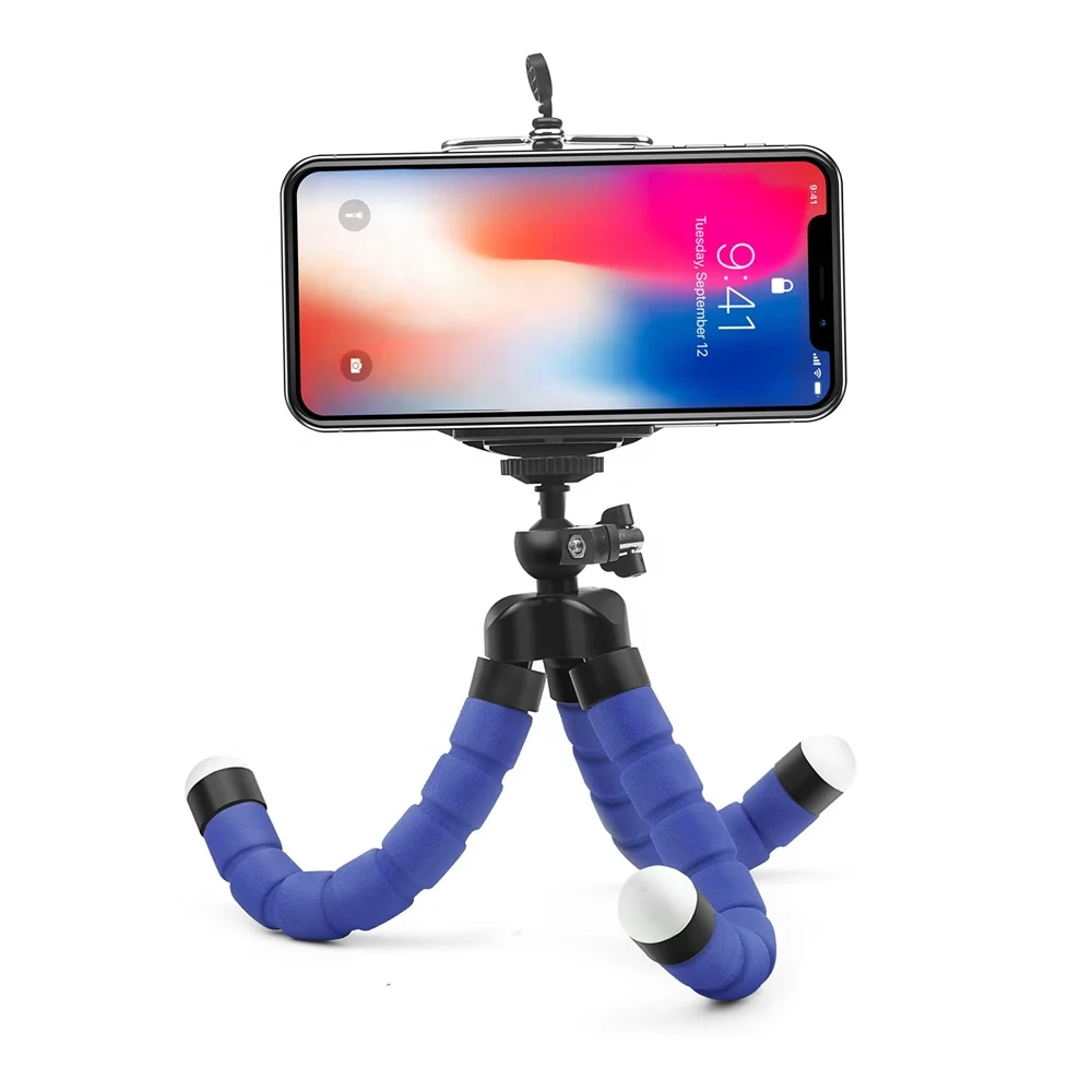 Hot Sale Mini Flexible Sponge Octopus Tripod for iPhone Mobile