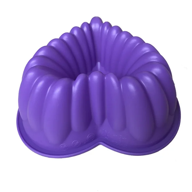 Silicone Heart Shaped Cake Pan Silicone Cake Mold for Bundt Pan Nonstick  Baking Pan for BPA-Free-Heart Baking DIY