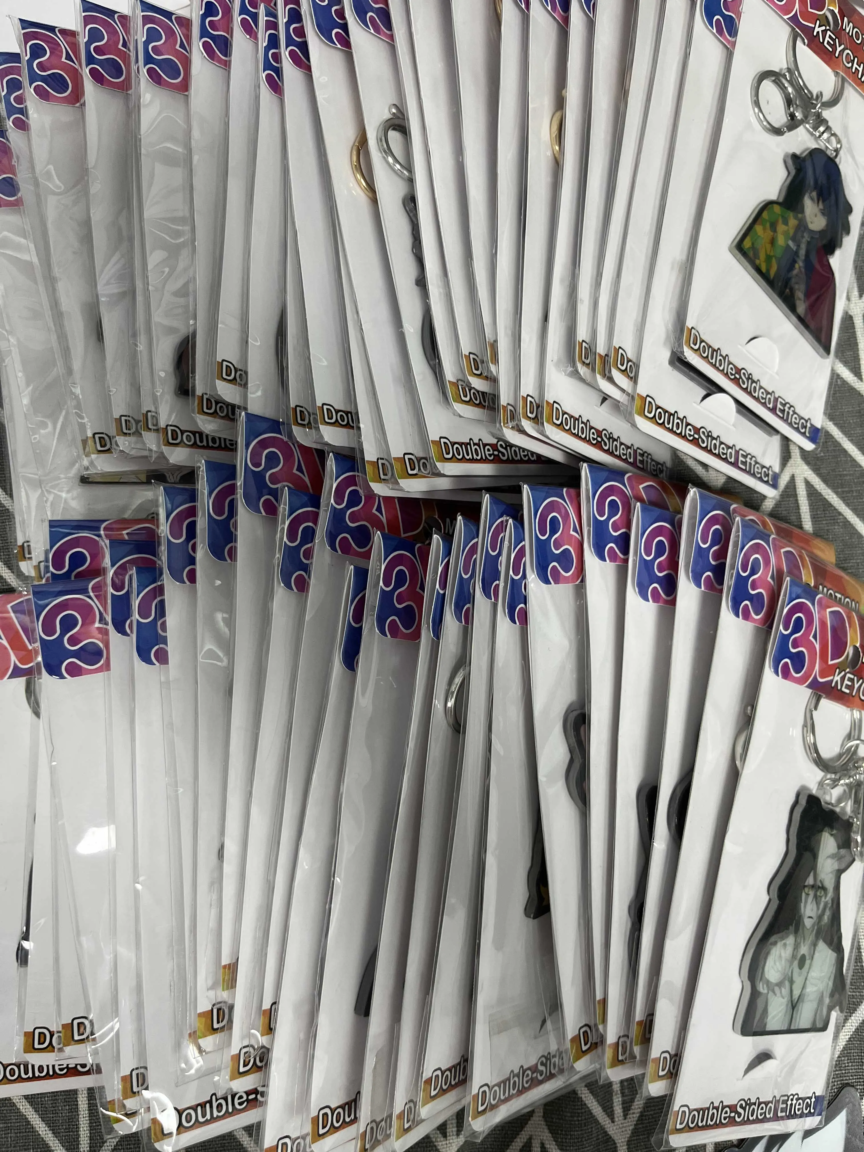 Custom 3D Motion Cartoon Keychain GON FREECSS HUNTER Lenticular Killua Zoldyck Acrylic 3D Anime Keychain for Promotional