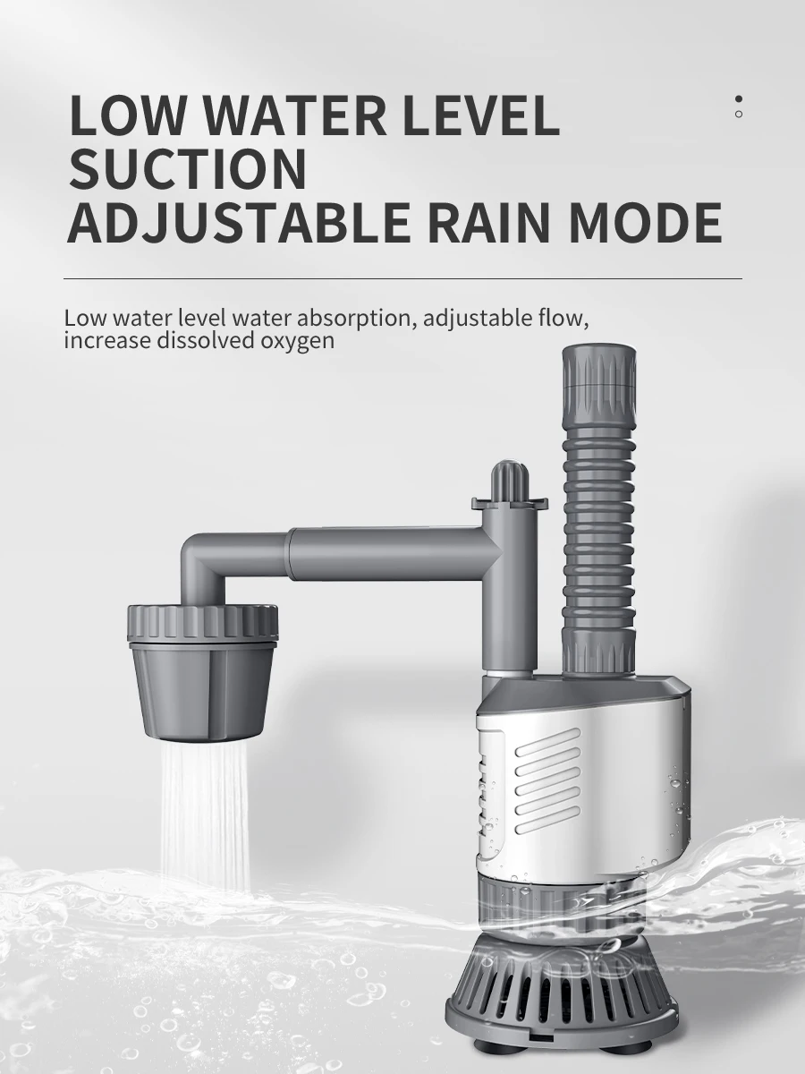 YEE Aquarium Fish Tank Accessories Electrical Water Purification Wash Sand Adjustable Flow Rate Aquarium Automatic Water Changer product detail 11