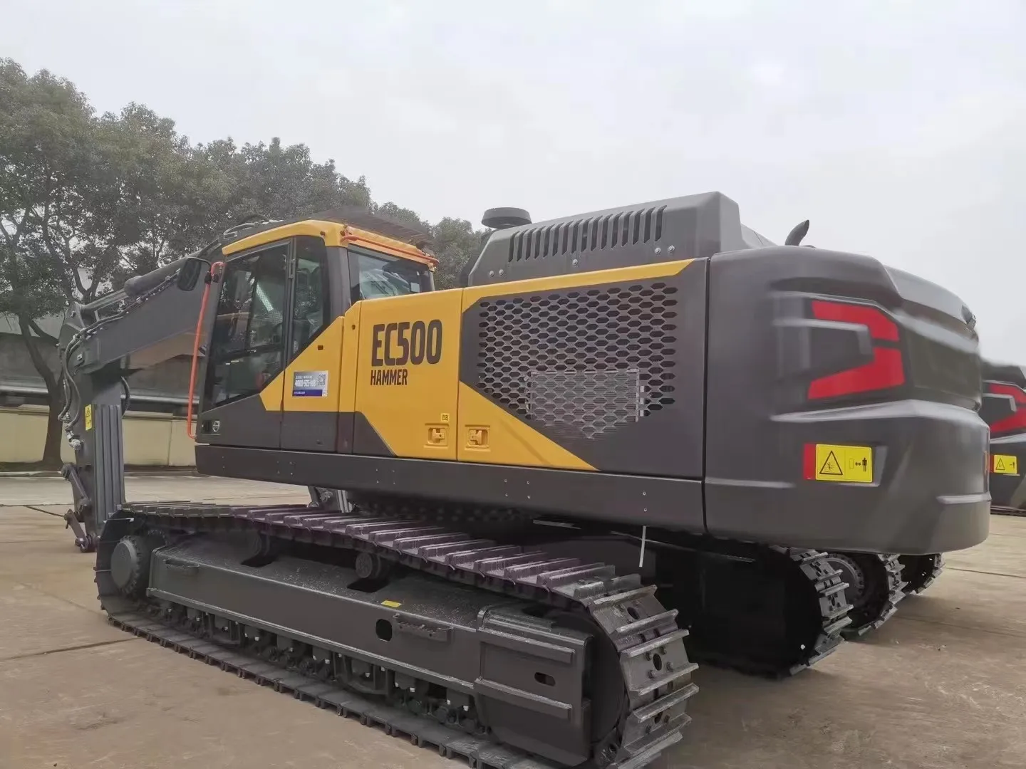 V0Ivo 50 тонн 3 м3 ковш Горнодобывающий экскаватор EC500 Земляная движущаяся