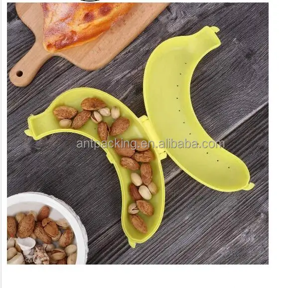 Portable Banana Case Plastic Food Grafe Safe Banana Holder Outdoor Travel Cute Banana Protector Storage Box