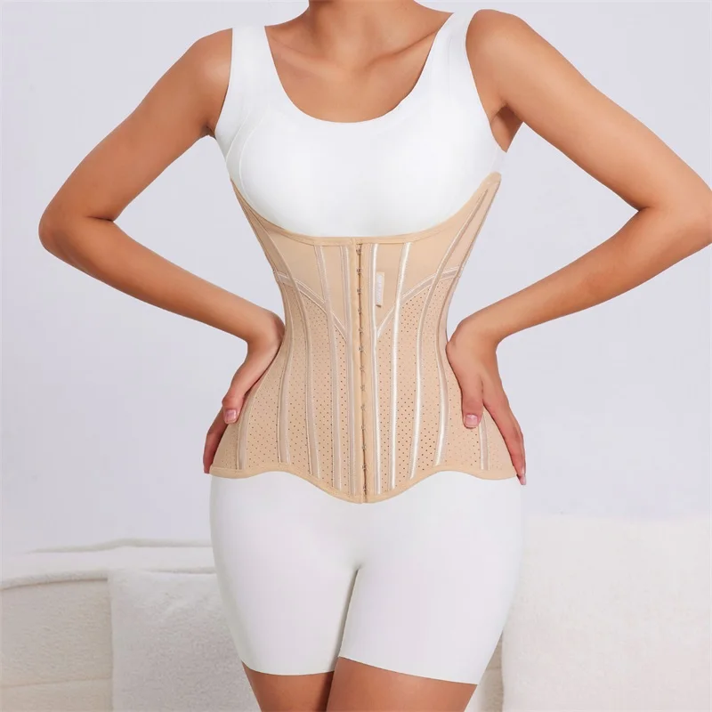 MISTHIN Body Women Trimmer Cincher Corset Double Belt Wrap Girdle Tummy Control Shaper Waist Trainer Shaperwear for Women manufacture