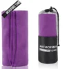 Purple cylindrical bag