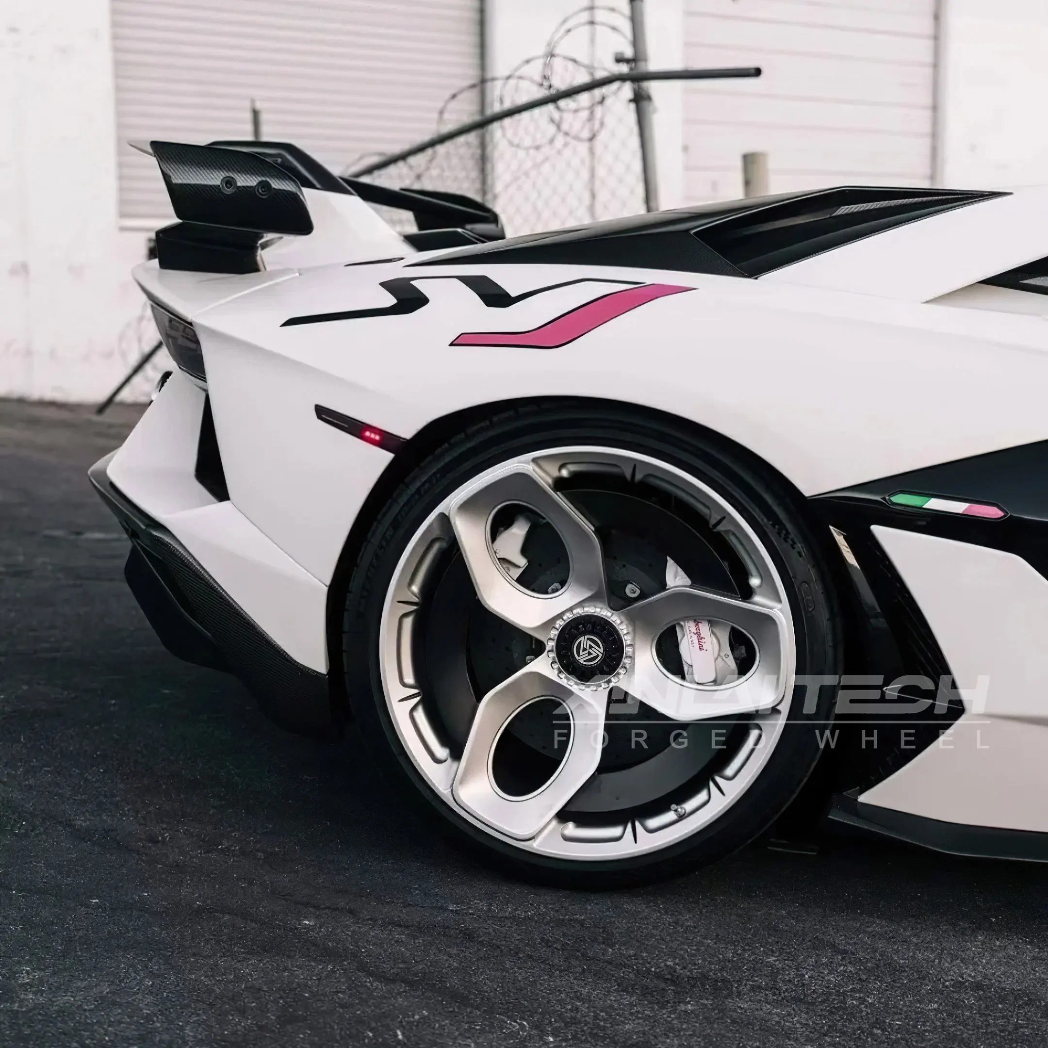 XL Silver Polished 1-Piece Forged Monoblock Rims 5x112 5x114.3 5x127 Aluminum Alloy Center Lock Wheels - Image 2