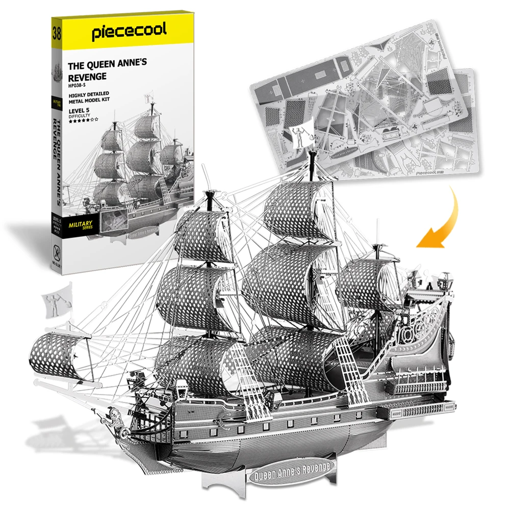  Piececool 3D Metal Puzzles for Adults, The Queen